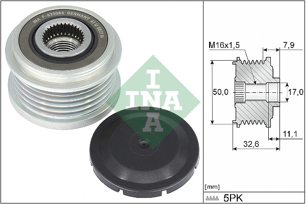 Alternator Freewheel Clutch